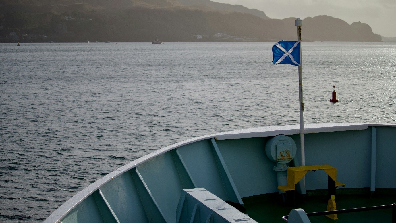Offshore image Scottish flag